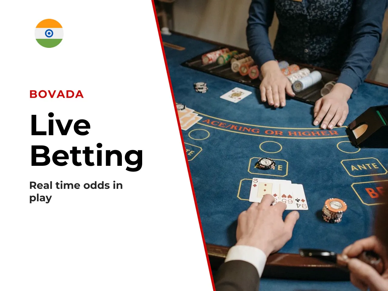Live betting in the mobile Bovada