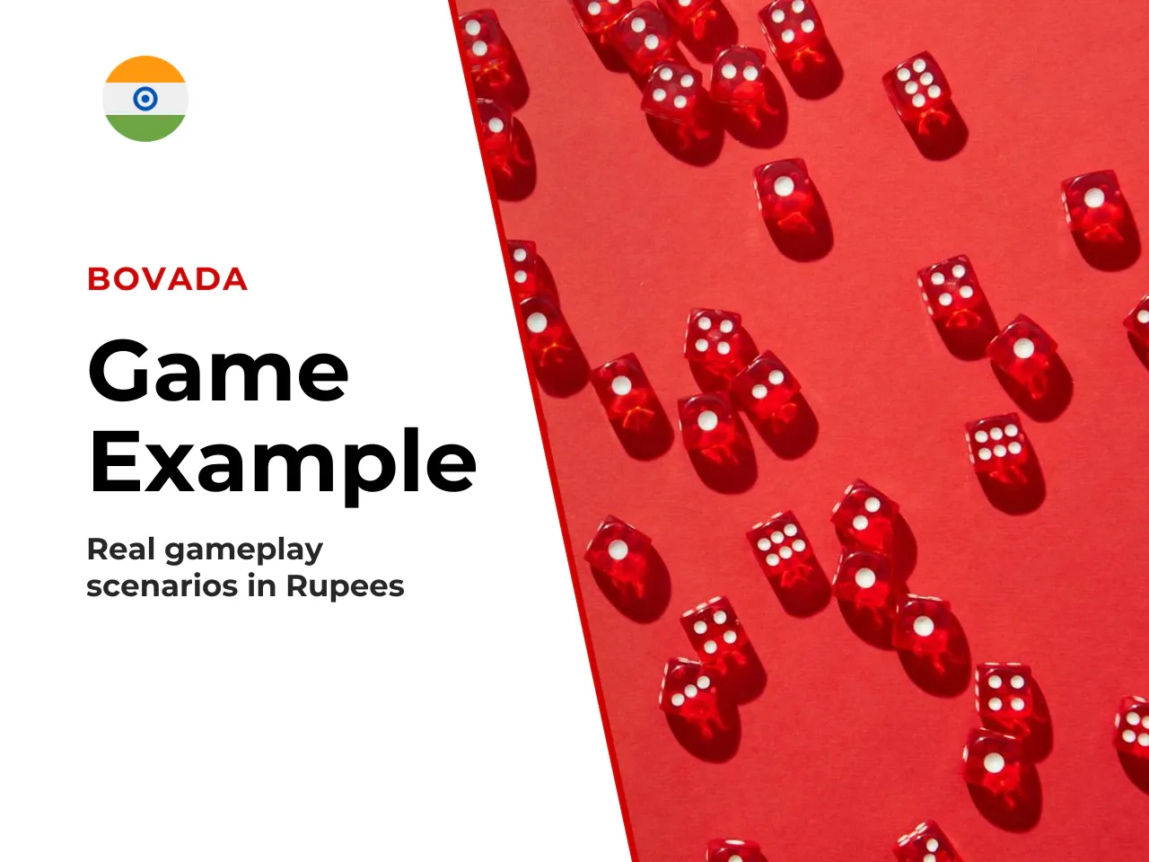 Worked Example in Rupees. Assume a